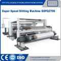 CPP CPE Plastic film slitting and rewind machine